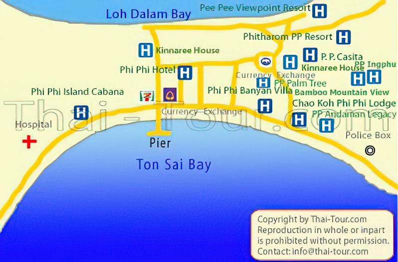 Map of P.P. Casita Resort